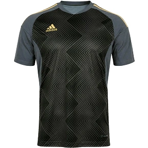 Koszulka męska adidas miCond22 Jersey szaro-czarna HB5392 pánské Koszulka męska adidas miCond22 Jersey szaro-czarna HB5392 pánské
