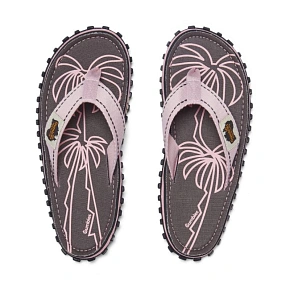Gumbies japonki unisex ISLANDER FLIP-FLOP PALM LEAF PINK Gumbies japonki unisex ISLANDER FLIP-FLOP PALM LEAF PINK