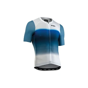 Koszulka rowerowa NORTHWAVE Blade Air Jersey S/s biało niebieski Koszulka rowerowa NORTHWAVE Blade Air Jersey S/s biało niebieski