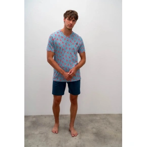 Męska koszula nocna 16612 - Vamp