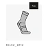 Skarpety rowerowe POC Cadence Road Long Sock szare