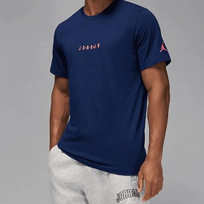Koszulka sportowa męska Air Jordan Jumpman Embroidered Air Crew Granatowa - DM3182-492 pánské Koszulka sportowa męska Air Jordan Jumpman Embroidered Air Crew Granatowa - DM3182-492 pánské