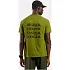 Koszulka z krótkim rękawem męska ODLO T-shirt crew neck s/s ESSENTIAL PRINT zielona