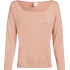 Piżama damska Top L/S CURVE NECK 000QS7006E FSR make-up - Calvin Klein