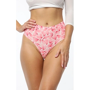 Dámské brazilky Rose Flakes Simple Brasil Maxi Růžová mix - Julimex