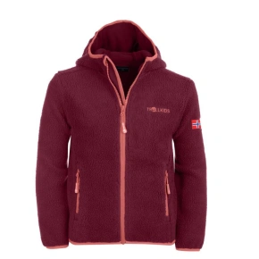 Kurtka polarowa z kapturem dziewczęca Trollkids Girls Mandal Jacket dla dziewczynki czerwona (358-219) Kurtka polarowa z kapturem dziewczęca Trollkids Girls Mandal Jacket dla dziewczynki czerwona (358-219)