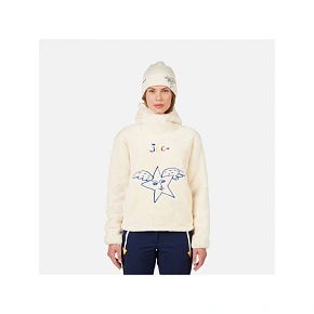 Bluza damska ROSSIGNOL W JCC VALDIZ FLEECE biały dámské Bluza damska ROSSIGNOL W JCC VALDIZ FLEECE biały dámské
