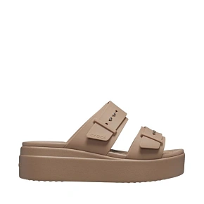 Klapki damskie Crocs Brooklyn Low beżowe 207431 2Q9 38-39