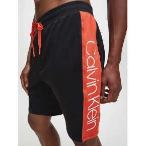 Męskie spodenki od piżamy NM1800-001 czarno-czerwone - Calvin Klein