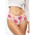 Biało-czerwone majtki Peony Cheekie Brasil - Julimex