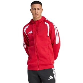 Bluza męska adidas Tiro 26 League Sweat Full Zip Hoodie czerwona KF9106 pánské