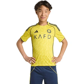 Koszulka dla dzieci adidas Al Nassr FC 2025/2026 Home Jersey żółta JN7981 Koszulka dla dzieci adidas Al Nassr FC 2025/2026 Home Jersey żółta JN7981