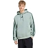 Bluza męska adidas Essentials 3-Stripes Fleece Hoodie jasnozielona KY4172 pánské