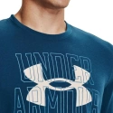 Koszulka męska UA Rival Terry Logo Crew M 1370391 458 - Under Armour