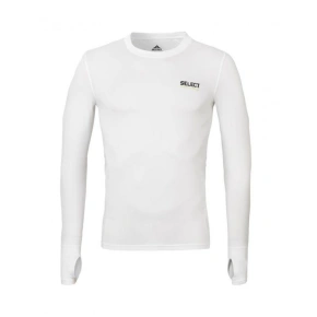SELECT Koszulka Termoaktywna 6902 WHITE z otworem na kciuk DŁUGI RĘKAW