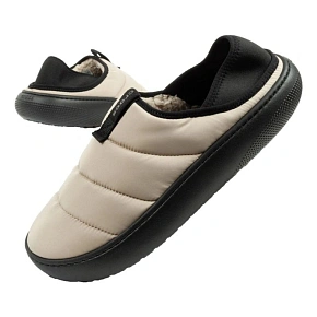 Crocs buty męskie papcie Classic Puff Moc kapcie beżowe ocieplane Crocs buty męskie papcie Classic Puff Moc kapcie beżowe ocieplane