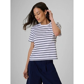 T-shirt relaxed z nadrukiem damski 4F 4FRSS26TTSHF4023-10S dámské