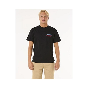 Koszulka RIP CURL Surf Revival Ding Repair Tee czarny Koszulka RIP CURL Surf Revival Ding Repair Tee czarny