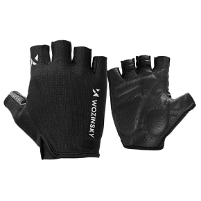 Rękawiczki rowerowe Wozinsky WRR-01XL rozmiar XL - czarne Rękawiczki rowerowe Wozinsky WRR-01XL rozmiar XL - czarne
