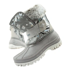 Lee Cooper buty zimowe śniegowce dziecięce ocieplane dla dziewczynki szare Lee Cooper buty zimowe śniegowce dziecięce ocieplane dla dziewczynki szare