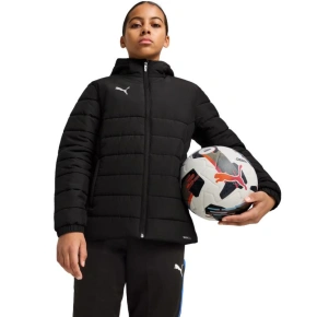 Puma Team Additions Kids Kurtka ocieplana z kapturem czarna 659738 03 Puma Team Additions Kids Kurtka ocieplana z kapturem czarna 659738 03