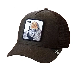 Czapka z daszkiem Goorin Bros. The Boss Trucker - 101-1063-DARK GREEN Czapka z daszkiem Goorin Bros. The Boss Trucker - 101-1063-DARK GREEN