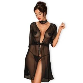Seksowny szlafrok Lucita peignoir - Obsessive