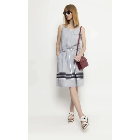 Sukienka damska W-Dk-3037-9G-H9-55-1 szara - Deni Cler Milano