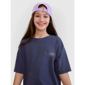 T-shirt oversize z nadrukiem dziewczęcy 4F 4FJWSS25TTSHF1853-22S T-shirt oversize z nadrukiem dziewczęcy 4F 4FJWSS25TTSHF1853-22S