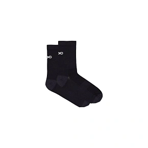 Skarpety rowerowe POC Cadence Road Socks czarny Skarpety rowerowe POC Cadence Road Socks czarny