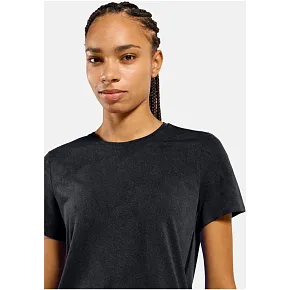 Koszulka z krótkim rękawem damska ODLO T-shirt crew neck s/s ZEROWEIGHT ENGINEERED CHILL-TEC czarna