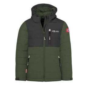Kurtka zimowa dziecięca Trollkids Kids Hemsedal Snow Jacket XT wodoodporna zielona (513-347) Kurtka zimowa dziecięca Trollkids Kids Hemsedal Snow Jacket XT wodoodporna zielona (513-347)