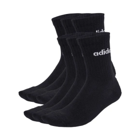 Skarpety adidas Linear Crew Socks Cushioned 6 Pair Pack czarne JL6094