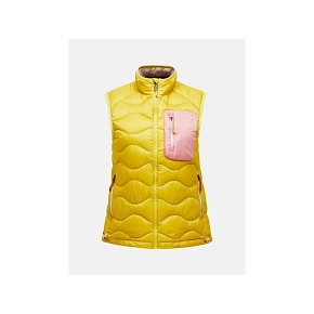 Kamizelka damska PEAK PERFORMANCE W Helium Utility Down Vest kolor żółty Kamizelka damska PEAK PERFORMANCE W Helium Utility Down Vest kolor żółty