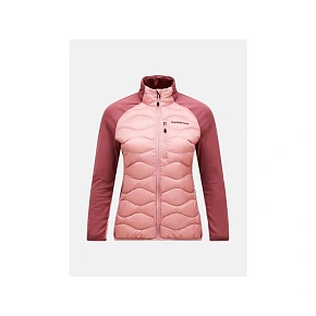 Kurtka damska puchowa PEAK PERFORMANCE W Helium Hybrid Down Jacket kolor różowy Kurtka damska puchowa PEAK PERFORMANCE W Helium Hybrid Down Jacket kolor różowy
