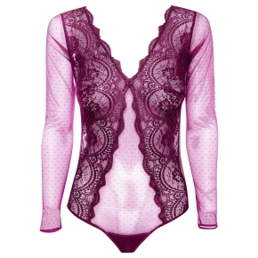 Koronkowe body damskie 60552 - Selmark