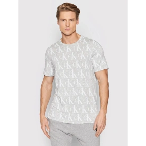 T-shirt męski - NM2135E - V7D szary - Calvin Klein
