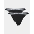 Dámská tanga 2Pack 164522 4R227 00020 černá - Emporio Armani