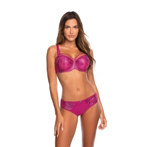 Biustonosz push-up damski V-10261 fuksja ciemny róż - Axami