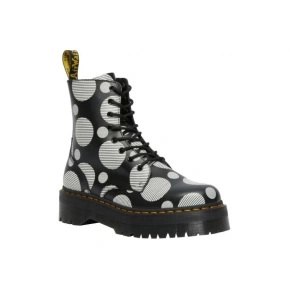 Dámská kotníková obuv Jadon DM26882009 Černá s bílou vzor - Dr. Martens