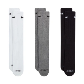 Skarpety Nike Everyday Plus Cushioned 3 pary białe, szare, czarne SX6888 964 Skarpety Nike Everyday Plus Cushioned 3 pary białe, szare, czarne SX6888 964