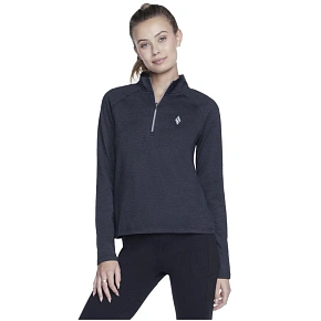 Skechers Skech-Knits Ultra Go 1/4 Zip LT4-BKCC Czarne L