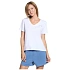Skechers Signature V-Neck Tee TP167-WHT Białe L