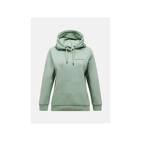 Bluza damska PEAK PERFORMANCE W Original Small Logo Hood kolor zielony Bluza damska PEAK PERFORMANCE W Original Small Logo Hood kolor zielony