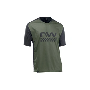 Koszulka rowerowa NORTHWAVE Edge Jersey Short Sleeve - zielony/czarny Koszulka rowerowa NORTHWAVE Edge Jersey Short Sleeve - zielony/czarny