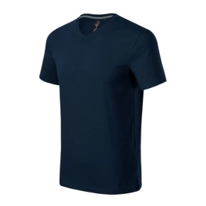 Koszulka Malfini Action V-neck M MLI-70002 granatowy pánské
