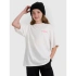 T-shirt oversize z nadrukiem dziewczęcy 4F 4FJRAW25TTSHF2935-11S