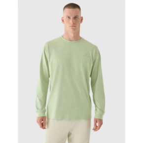 Longsleeve oversize z nadrukiem męski 4F 4FRAW24TLONM502-44S