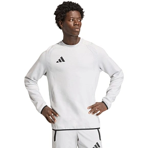 Bluza męska adidas Tiro 26 Travel Crew biała KD3323 pánské
