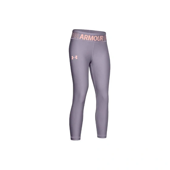 Dziewczęce spodnie treningowe HG Ankle Crop K Junior 1327855-555 - Under Armour
